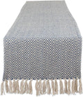 DII Woven Basic Tabletop Collection Chevron Table Runner, French Blue by DII
