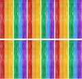 12 Pack Rainbow Backdrop, 3.28 FT x 7.05 FT Pride Decorations, Metallic Fringe by ZATAYE