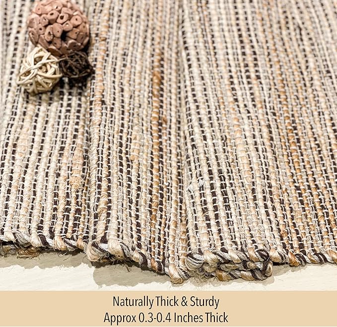 Chardin home Natural Jute Table Runner 13x72 Inch – Vintage Boho Rustic Table - Image 3