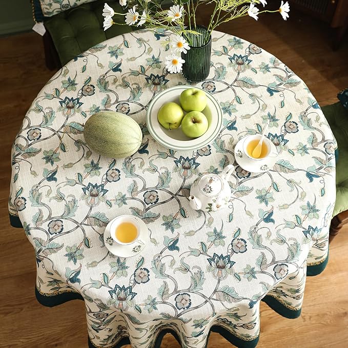patdrea Designer Linen Table Cloth - Image 7