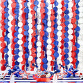 192Ft Royal Blue Red White Party Decorations Big Circle Dots Tissue Paper by pinkblume
