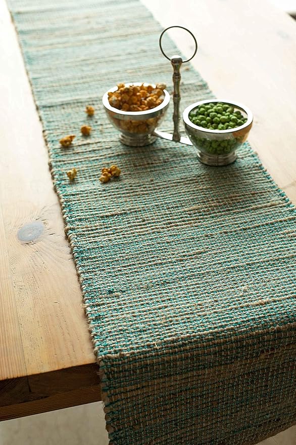 Chardin home Natural Jute Table Runner 13x90 Inch – Vintage Boho Rustic Table - Image 7