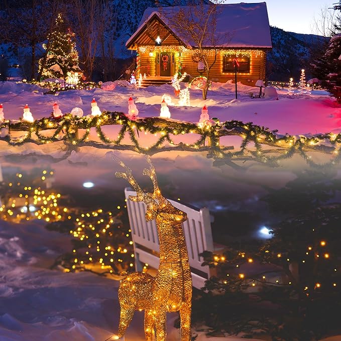 200 LED Christmas String Lights, 72FT Indoor Lights Plug-in - Image 6