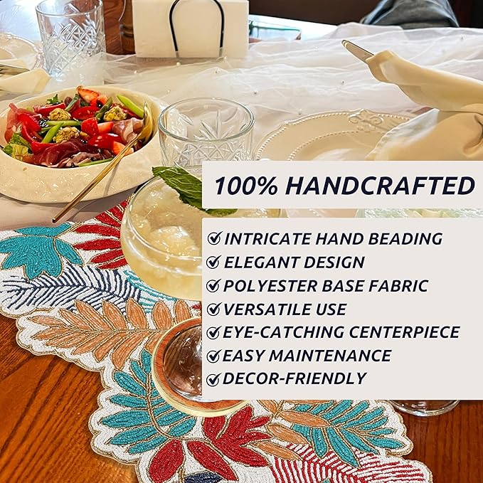 Beaded Table Runner 13x36 - Image 8