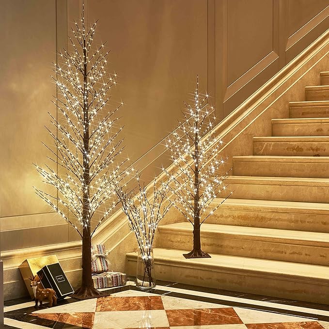 Hairui Lighted Brown Twig Branches Plug in - Image 7