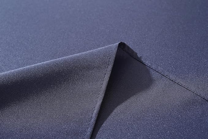 Craft And Party Square Tablecloth, 54 x 54 Inch Navy Blue Tablecloth, Polyester - Image 5