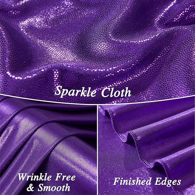 20ftx10ft Purple Sequin Backdrop Curtain Panels - Image 5