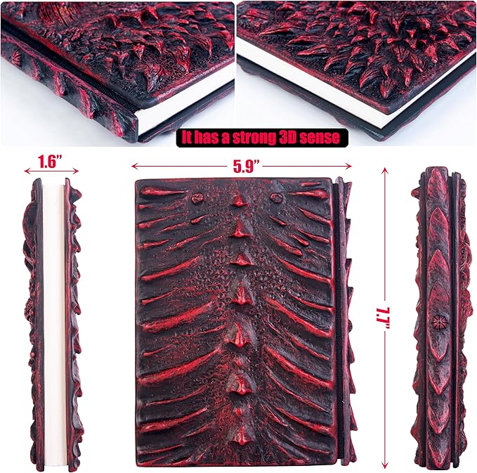 3D Dragon Eye Embossed Journal, Resin Engraving Notebook, Dnd notebook - Image 2
