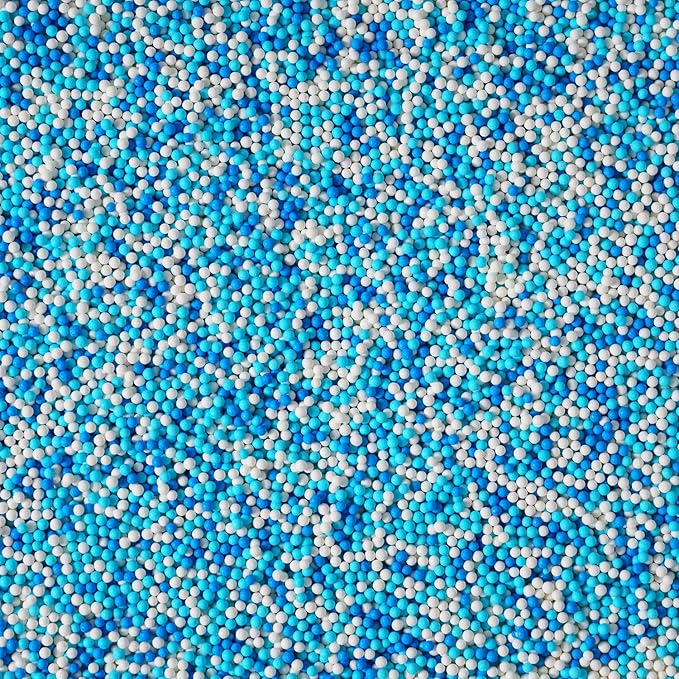 Blue Edible Pearl Sprinkles 2mm, Nonpareils Sprinkle - Image 4