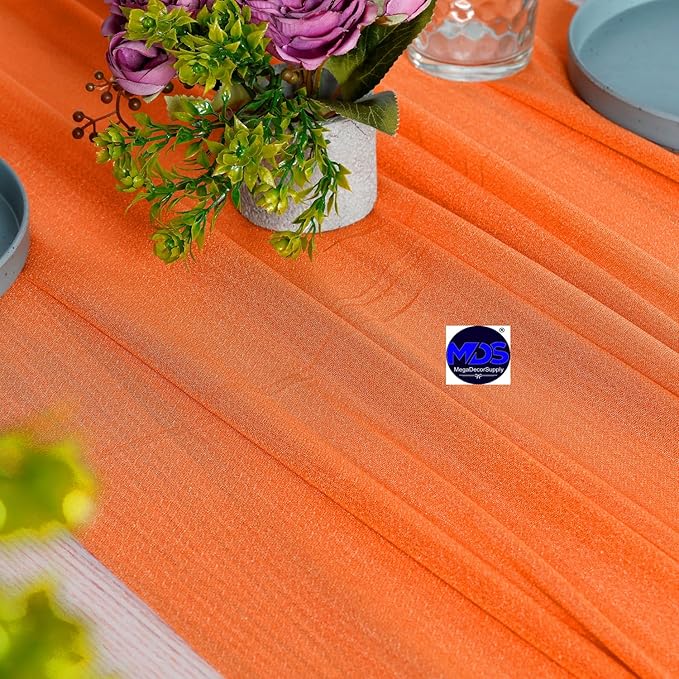 MDS Halloween Chiffon Table Runner - Image 4
