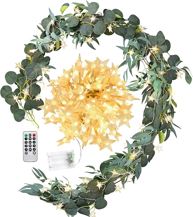 FiveSeasonStuff Woodland Whispers: Rustic Willow and Eucalyptus Garlands by FiveSeasonStuff