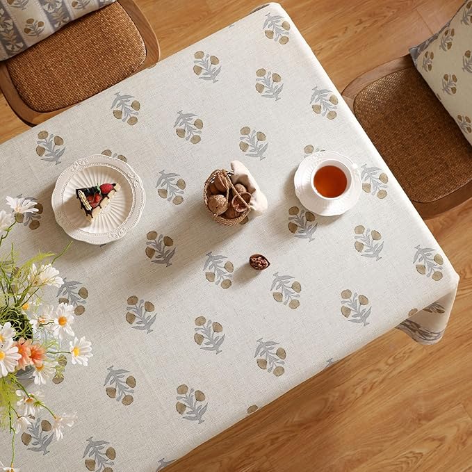 patdrea Designer French Beige Tablecloth - Image 9
