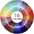 MIKA3D 2 Dual Color in 1 Silk PLA Filament Refill Sample Pack, 16 Different by MIKA3D