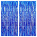 KatchOn, Metallic Blue Backdrop Curtain by KatchOn