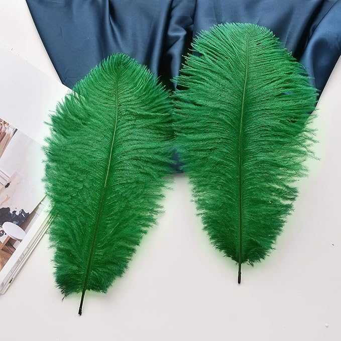 Ballinger Green Ostrich Feathers Bulk - Image 4