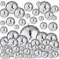 Funtery 100 Pcs Mirror Disco Balls Bulk Assorted Silver Hanging Disco Ball Decor by Funtery