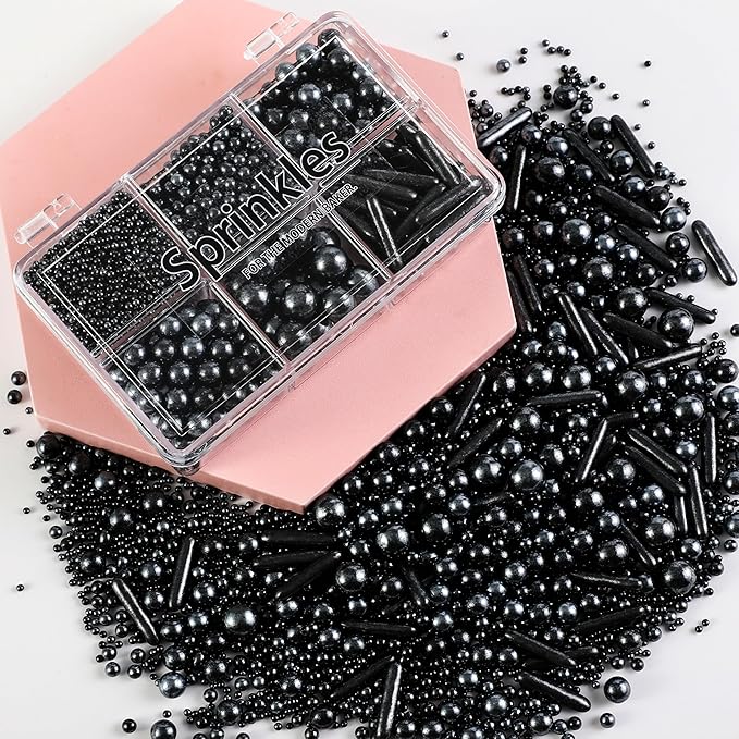 Kasvan Black Mix Sugar Sprinkles - Image 6