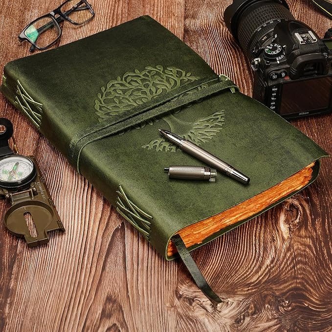 LUXEORIA Tree Of Life Leather Journal - Image 4
