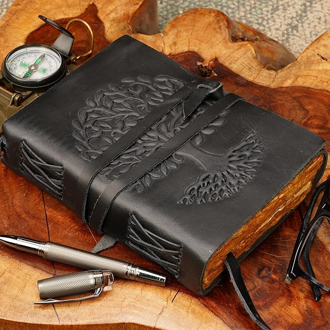 LUXEORIA Tree Of Life Leather Journal - Image 3