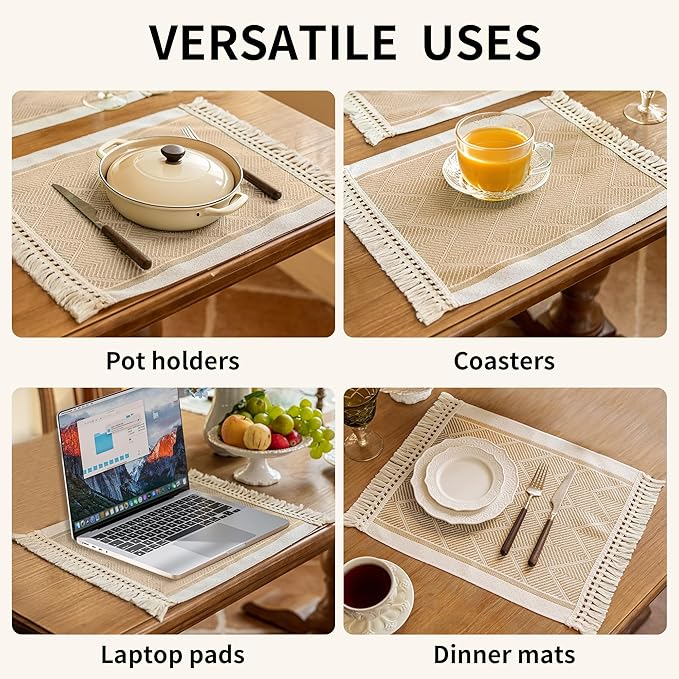 Placemats Set of 4, Waterproof Placemat - Image 6