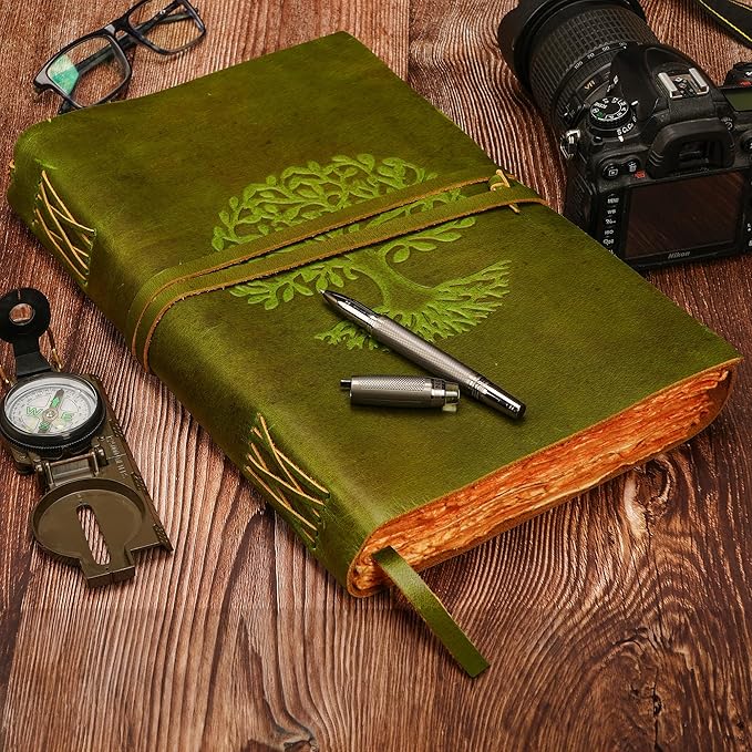 LUXEORIA Tree Of Life Leather Journal - Image 4