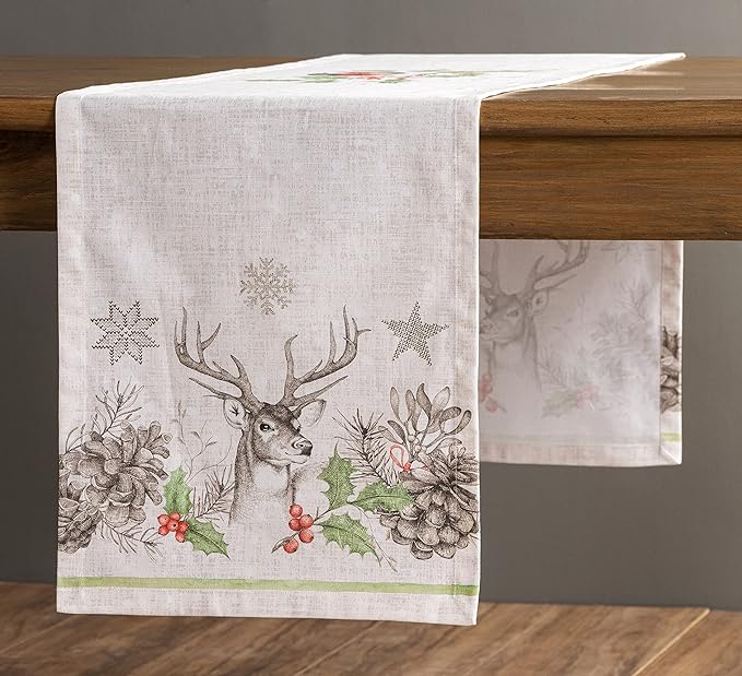 Maison d' Hermine Table Runner 100% Cotton Single Layer Table Runners 108 - Image 7