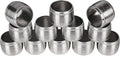 Silver Napkin Rings Set of 12 – Classic Metal Napkin Holders by LifeByCotton