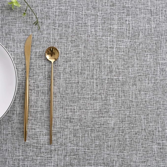 maxmill Flaxy Faux Linen Table Cloth - Image 8