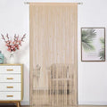 Beaded Doorway Curtain Door Beads Dense String Curtains Fringe Hippie Perfect by HSYLYM