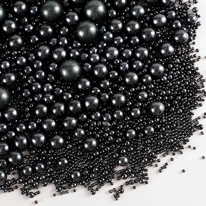 Kasvan Black Pearl Sugar Sprinkles by KASVAN
