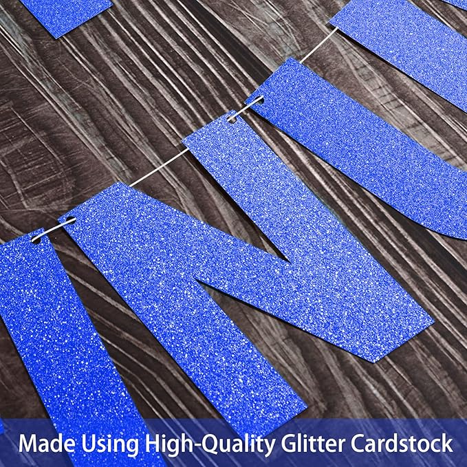 TaoBary 112 Pcs DIY Letter Custom Banner Glitter Customizable Banner Kit - Image 4