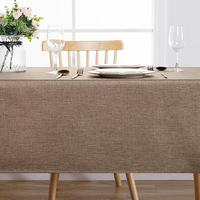 Hiasan Faux Linen Rectangle Tablecloth - Image 4
