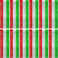12 Pack Christmas Party Backdrop, 3.28 FT x 7.05 FT Red Silver Green Foil by ZATAYE