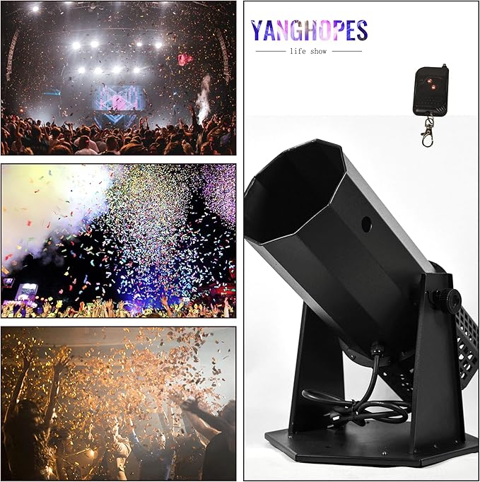 1500W Professional Confetti Machine Confetti Cannon Machine Electric Confe-tti - Image 3