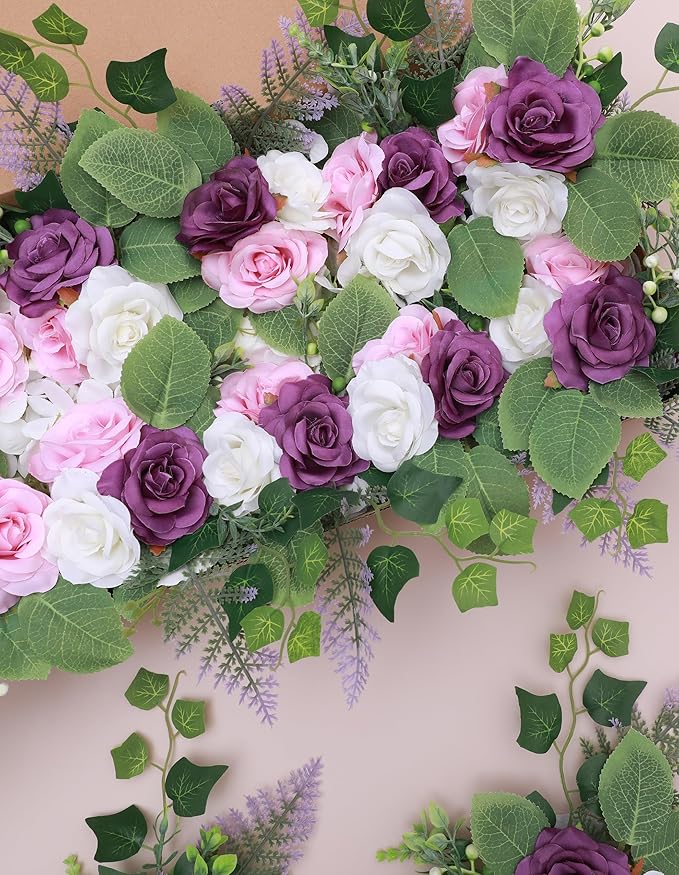 Wedding Aisle Decorations Set of 10 Chair Back Flowers Floral Pew Wedding - Image 2