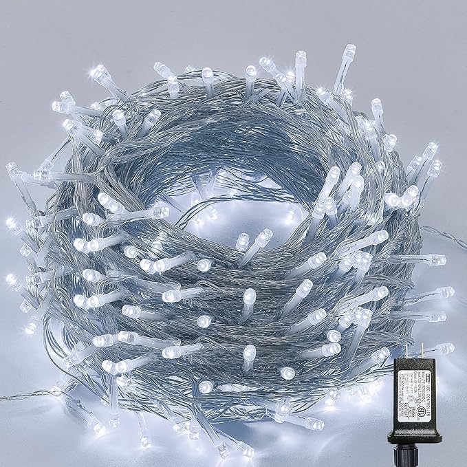 LJLNION 300 LED String Lights Outdoor Indoor, Extra Long 98.5FT Super Bright - Image 8