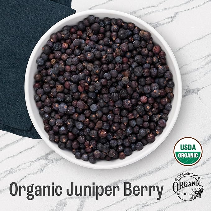 J MAC BOTANICALS, Organic Whole Juniper Berries, Certified USDA Organic - Image 2