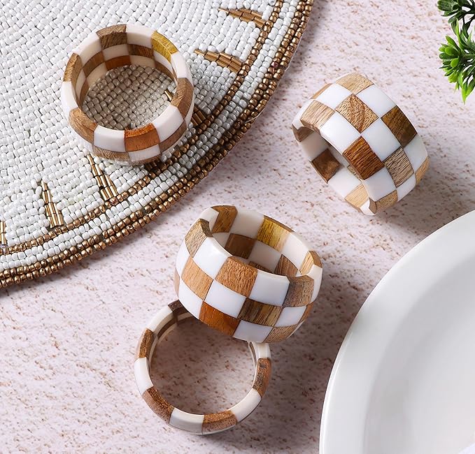 Rustic Napkin Rings Setof 12 - Image 9