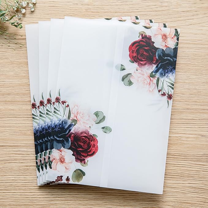 PONATIA 50 PCS 135gsm Vellum Jackets - Image 2