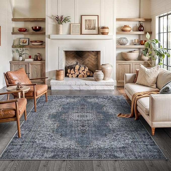 Bloom Rugs Washable Non-Slip 6' x 9' Rug by BloomRugs