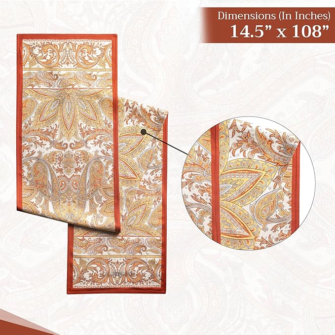 Maison d' Hermine Table Runner 100% Cotton Double Layer Table Runners 72 inches - Image 4