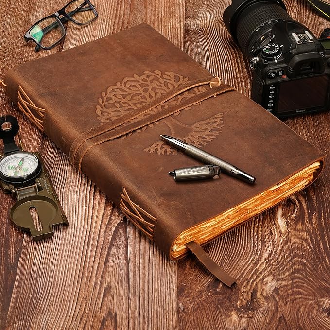 LUXEORIA Tree Of Life Leather Journal - Image 4