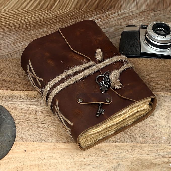 cuero C Vintage Leather Journal - Image 6