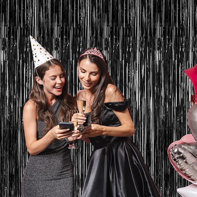 2 Pack 2025 Graduation Party Decorations, 3.28 FT x 7.05 FT Black Backdrop - Image 5