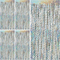 Tinsel Foil Fringe Curtains Wavy Backdrop by BOMSI