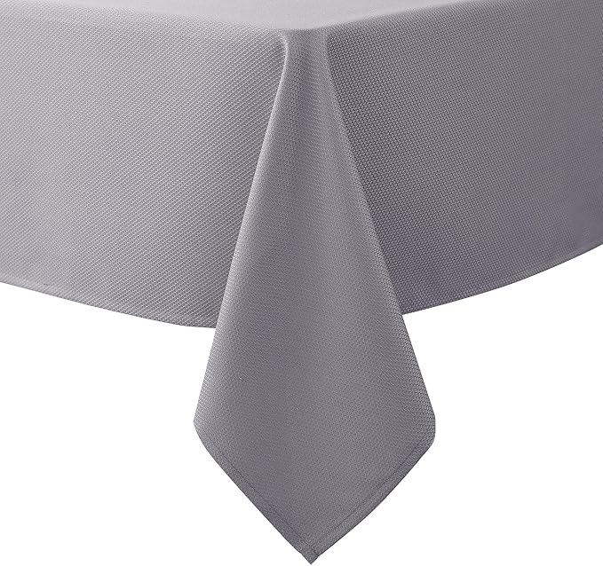 Biscaynebay Textured Fabric Tablecloths 70x120 Inches Rectangular, Wedding and by Biscaynebay