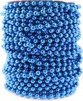 Mandala Crafts 6mm Faux Blue Pearl Beads Roll by MandalaCrafts