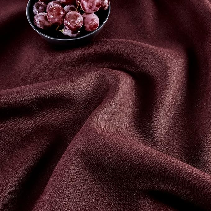 Solino Home Linen Burgundy Table Runner 156 Inches Long - Image 8