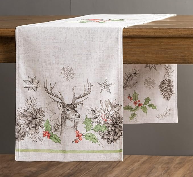 Maison d' Hermine Table Runner 100% Cotton Double Layer Table Runners 72 inches - Image 7