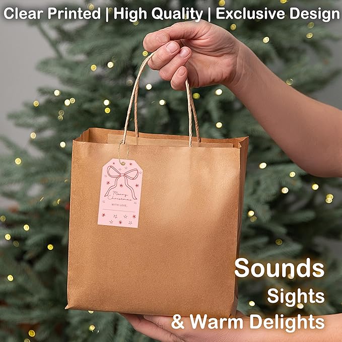 50 Pcs Christmas Gift Tags, 2.1"×3.5" Merry Christmas Tags - Image 5